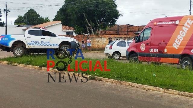 Viatura Da Pm Colide Contra Carro Durante Perseguição A Motociclista Em Vilhena Rota Policial News 